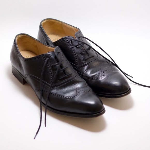 Gravati Handmade Italian Leather Oxfords - Vintage - Picture 2 of 7